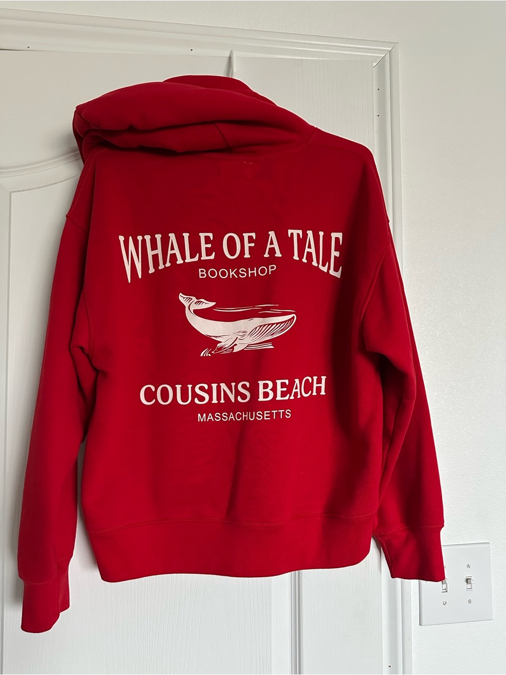 TSITP AE Whale of a Tale Red Graphic Hoodie Sweatshirt - Picture 4 of 6